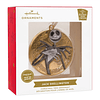 Hallmark Ornament I Disney Tim Burton's The Nightmare Before Christmas Jack Skellington on Moon Metal