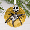 Hallmark Ornament I Disney Tim Burton's The Nightmare Before Christmas Jack Skellington on Moon Metal