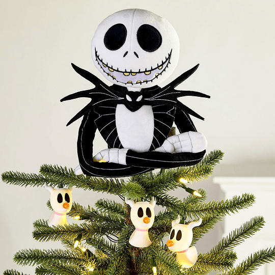 Hallmark Tree Topper I Disney Tim Burton's The Nightmare Before Christmas Plush Fabric
