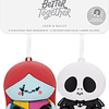 Hallmark Ornaments I Better Together Disney Tim Burton's The Nightmare Before Christmas Jack and Sally Magnetic, Set of 2