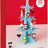 Hallmark I Disney Mickey Mouse and Friends Countdown Calendar Paper Tree Set With 12 Mini Ornaments