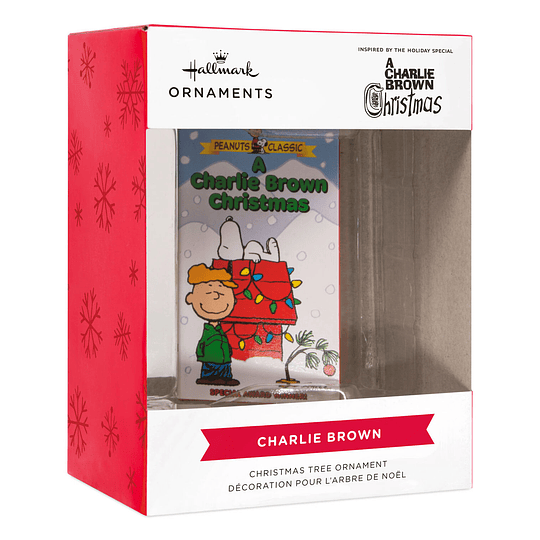 Hallmark Ornament I Peanuts® A Charlie Brown Christmas Retro Video Cassette Case