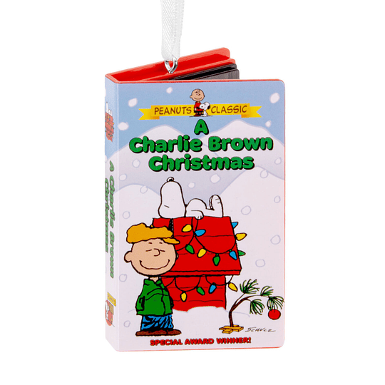 Hallmark Ornament I Peanuts® A Charlie Brown Christmas Retro Video Cassette Case