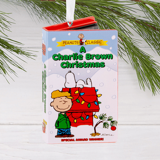 Hallmark Ornament I Peanuts® A Charlie Brown Christmas Retro Video Cassette Case
