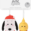 Hallmark Ornaments I Better Together Peanuts® Holiday Snoopy and Woodstock Magnetic, Set of 2
