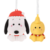 Hallmark Ornaments I Better Together Peanuts® Holiday Snoopy and Woodstock Magnetic, Set of 2