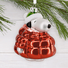 Hallmark Ornament I Peanuts® Snoopy in Puffer Coat Blown Glass