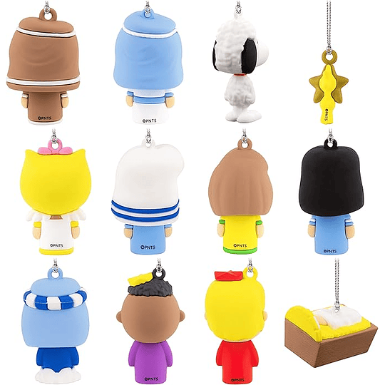 Hallmark I Peanuts Countdown Calendar Paper Tree Set With 12 Mini Ornaments