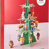 Hallmark I Peanuts Countdown Calendar Paper Tree Set With 12 Mini Ornaments