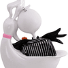 Hallmark Ornament I Disney Tim Burton's The Nightmare Before Christmas Jack Skellington and Zero