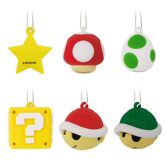 Hallmark Ornaments I Mini Nintendo Super Mario™ Shatterproof, Set of 6