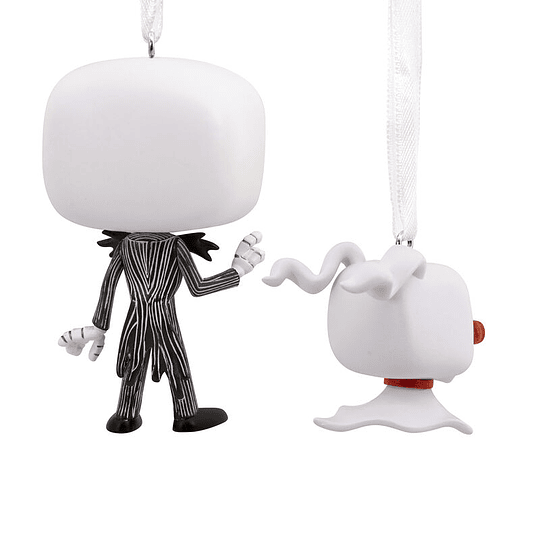 Hallmark Ornament I  Jack Skellington & Zero Funko POP!®, set of 2