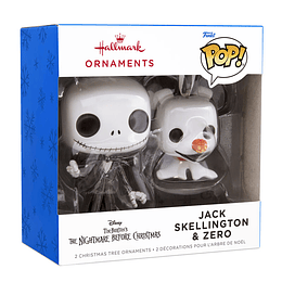 Hallmark Ornament I  Jack Skellington & Zero Funko POP!®, set of 2