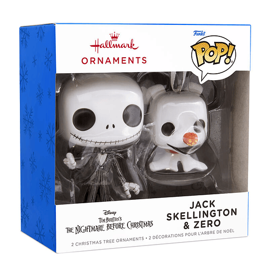 Hallmark Ornament I  Jack Skellington & Zero Funko POP!®, set of 2