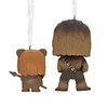 Hallmark Ornament I  Chewbacca & Wicket Funko POP!®, Set of 2
