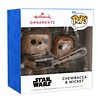 Hallmark Ornament I  Chewbacca & Wicket Funko POP!®, Set of 2