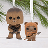 Hallmark Ornament I  Chewbacca & Wicket Funko POP!®, Set of 2