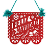 Hallmark Ornament I Vida Papel Picado Metal