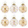 Hallmark Ornaments I Signature Gold-Etched Glass, Set of 6
