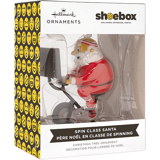 Hallmark Ornament I Cycling Santa