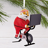 Hallmark Ornament I Cycling Santa