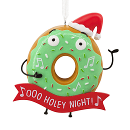 Hallmark Ornament I O Holey Night Donut