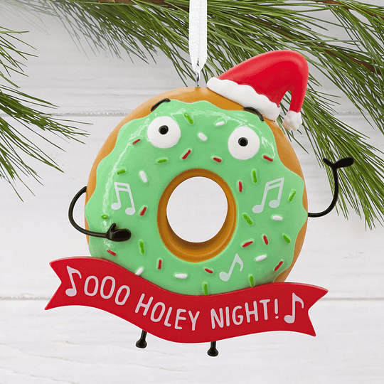 Hallmark Ornament I O Holey Night Donut