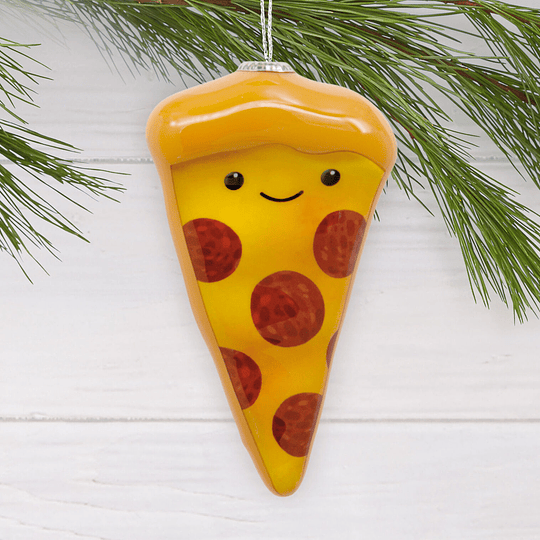 Hallmark Ornament I Pizza Slice Shatterproof