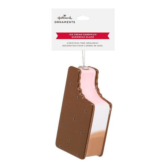 Hallmark Ornament I Ice Cream Sandwich Shatterproof