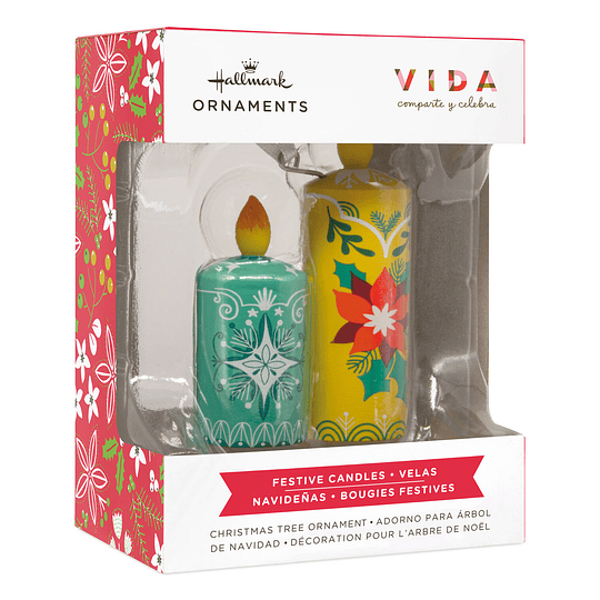 Hallmark Ornament I Festive Candles
