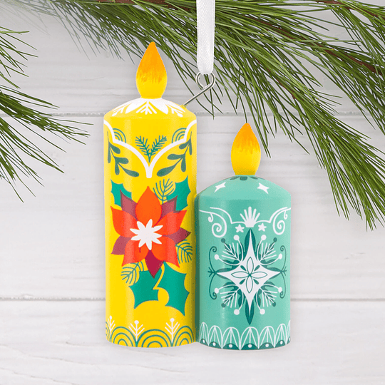 Hallmark Ornament I Festive Candles