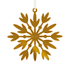 Hallmark Ornament I Gold Snowflake Metal