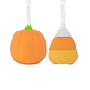 Hallmark Ornament I Better Together Pumpkin and Candy Corn Magnetic, Set of 2