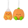 Hallmark Ornament I Better Together Pumpkin and Candy Corn Magnetic, Set of 2