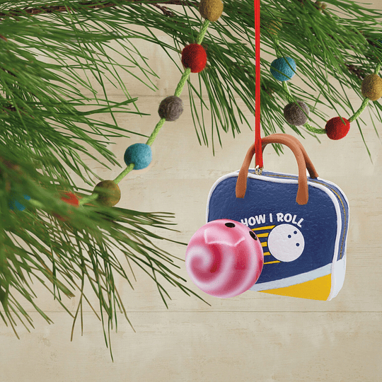Hallmark Ornament I How I Roll Bowling