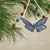 Hallmark Ornament I Purple and Blue Butterfly