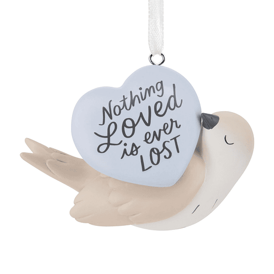 Hallmark Ornament I Nothing Loved Is Lost Dove Memorial
