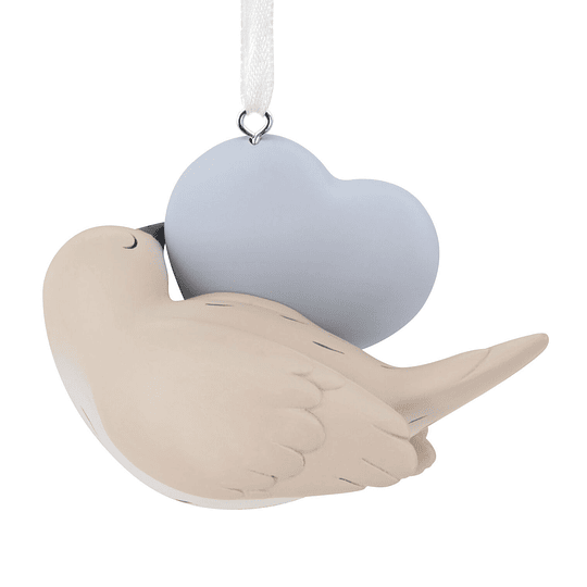 Hallmark Ornament I Nothing Loved Is Lost Dove Memorial