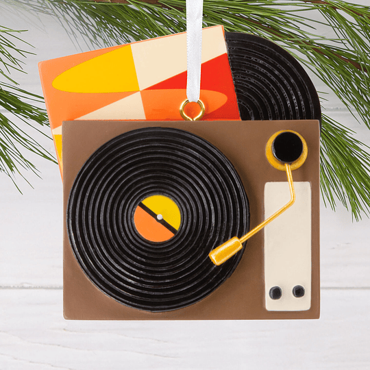 Hallmark Ornament I Record Player