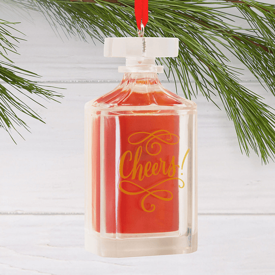Hallmark Ornament I Holiday Decanter