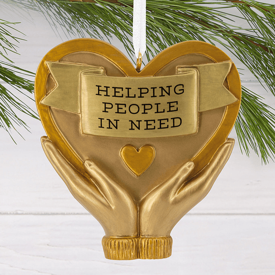 Hallmark Ornament I Helping People in Need Caregiver