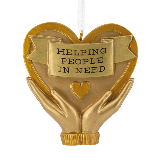 Hallmark Ornament I Helping People in Need Caregiver