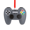 Hallmark Ornament I Black Video Game Controller