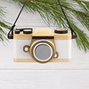 Hallmark Ornament I Retro Camera Wood
