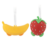 Hallmark Ornaments I Better Together Strawberry and Banana Magnetic, Set of 2