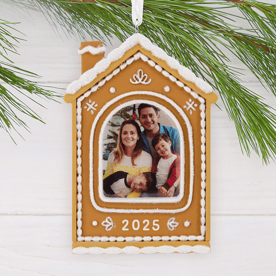 Hallmark Ornaments I Gingerbread House 2025 Photo Frame