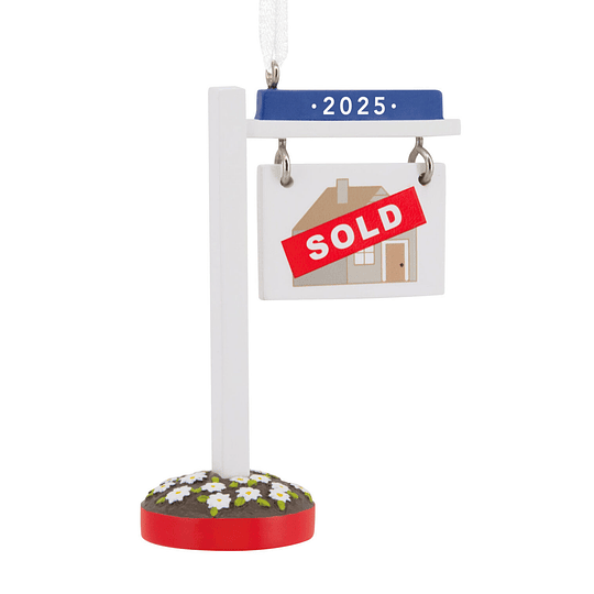 Hallmark Ornament I New Home Sold Sign 2025