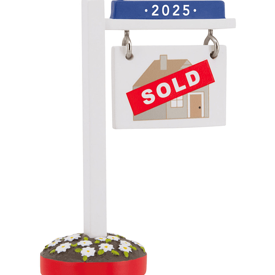 Hallmark Ornament I New Home Sold Sign 2025