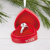 Hallmark Ornament I Engagement Ring in Red Box 2025