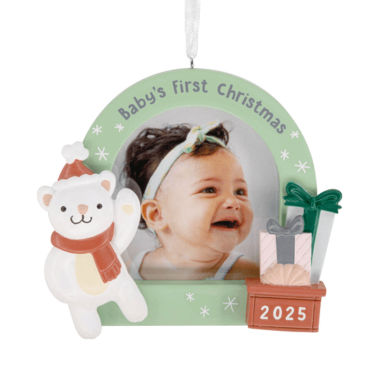 Hallmark Ornament I Baby's First Christmas 2025